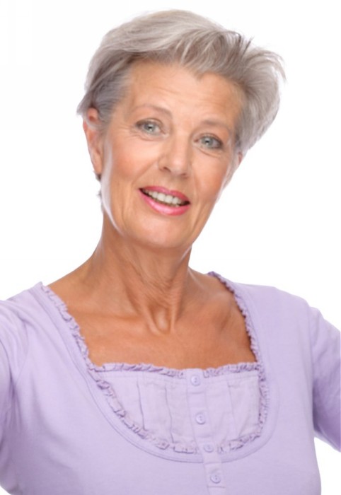 Mature Web Collection short grey Hairstyles